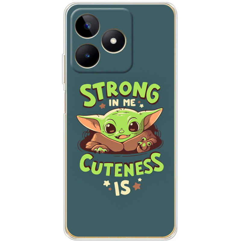 Чехол BoxFace Realme Note 50 Strong in me Cuteness is