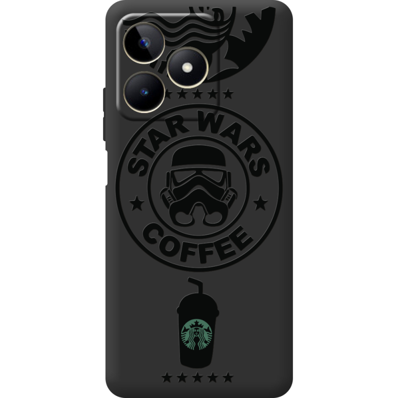 Черный чехол BoxFace Realme Note 50 Dark Coffee