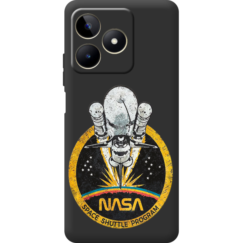 Черный чехол BoxFace Realme Note 50 NASA Spaceship