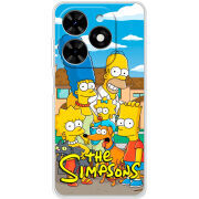 Чехол BoxFace Tecno Spark 20 The Simpsons