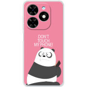 Чехол BoxFace Tecno Spark 20 Dont Touch My Phone Panda