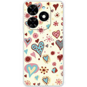 Чехол BoxFace Tecno Spark 20 Be my Valentine