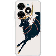 Чехол BoxFace Tecno Spark 20 Black Deer