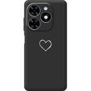 Черный чехол BoxFace Tecno Spark 20 My Heart