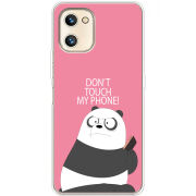 Чехол BoxFace Umidigi F3 SE Dont Touch My Phone Panda