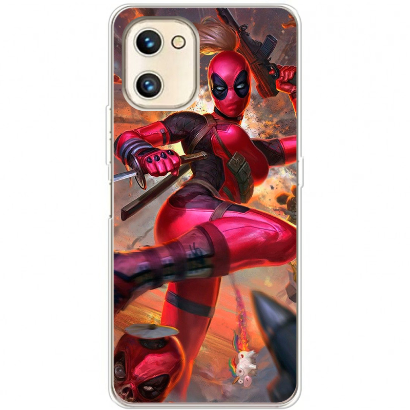 Чехол BoxFace Umidigi F3 SE Woman Deadpool