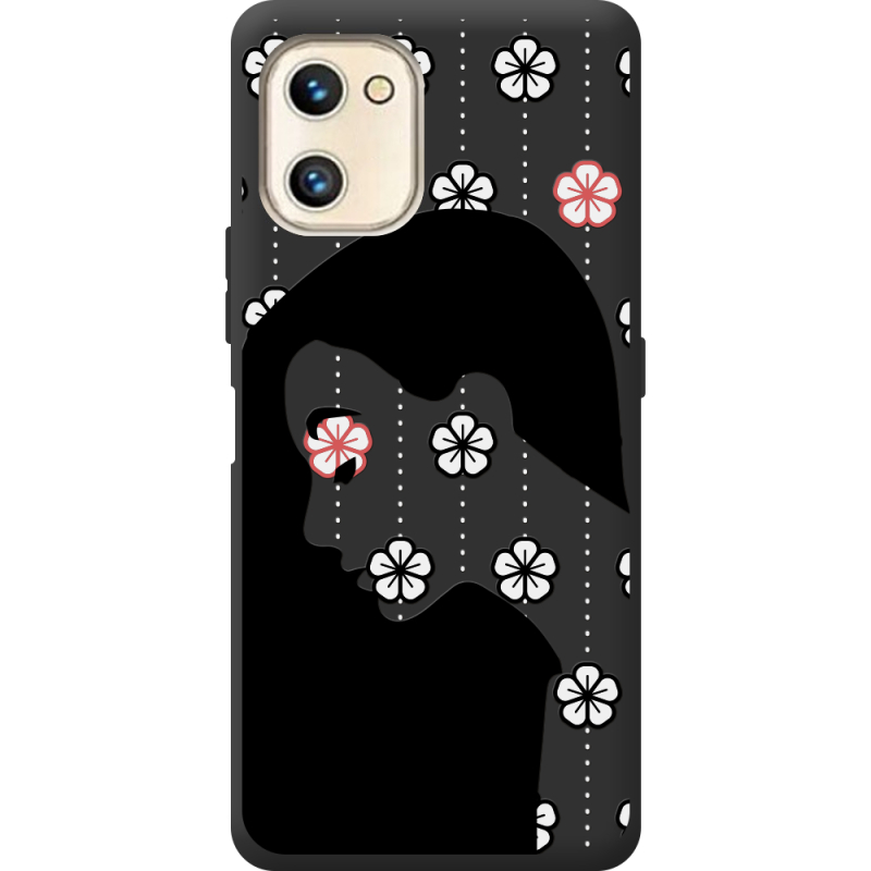 Черный чехол BoxFace Umidigi F3 SE Flower Hair