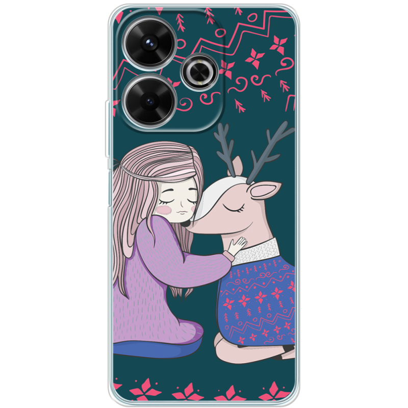 Чехол BoxFace Xiaomi Redmi 13 Girl and deer