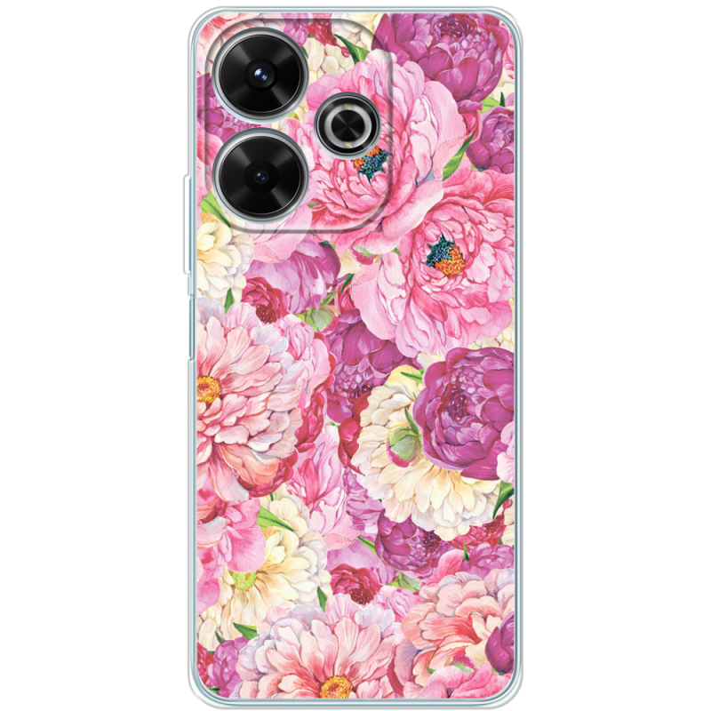 Чехол BoxFace Xiaomi Redmi 13 Pink Peonies