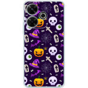 Чехол BoxFace Xiaomi Redmi 13 Halloween Purple Mood