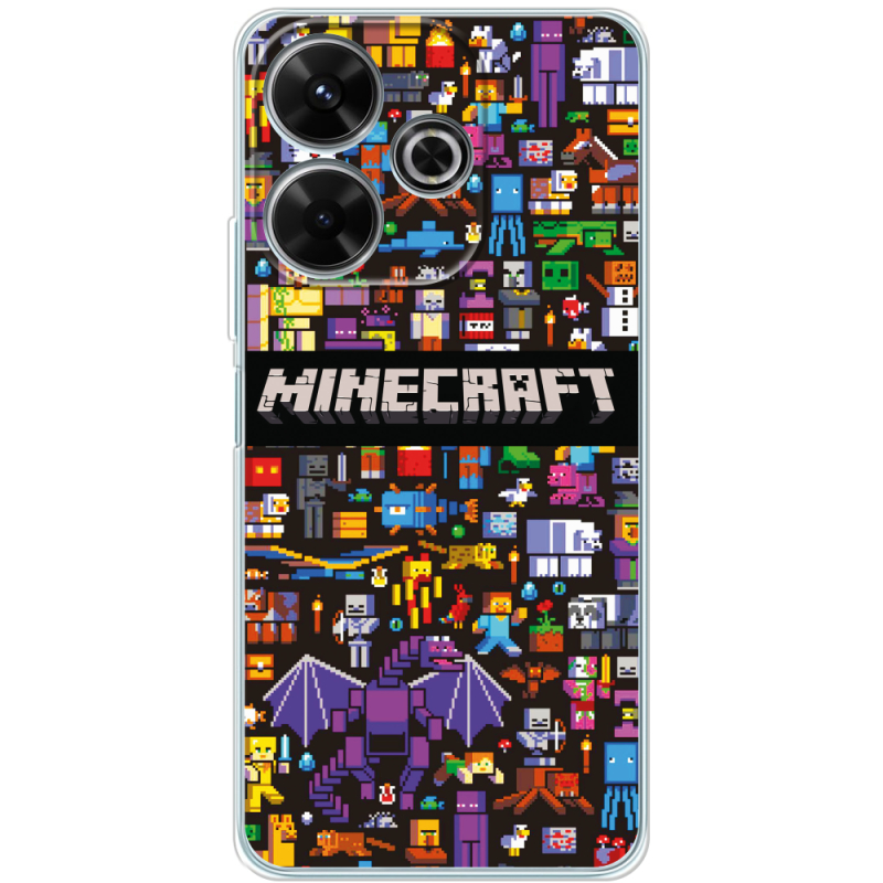 Чехол BoxFace Xiaomi Redmi 13 Minecraft Mobbery