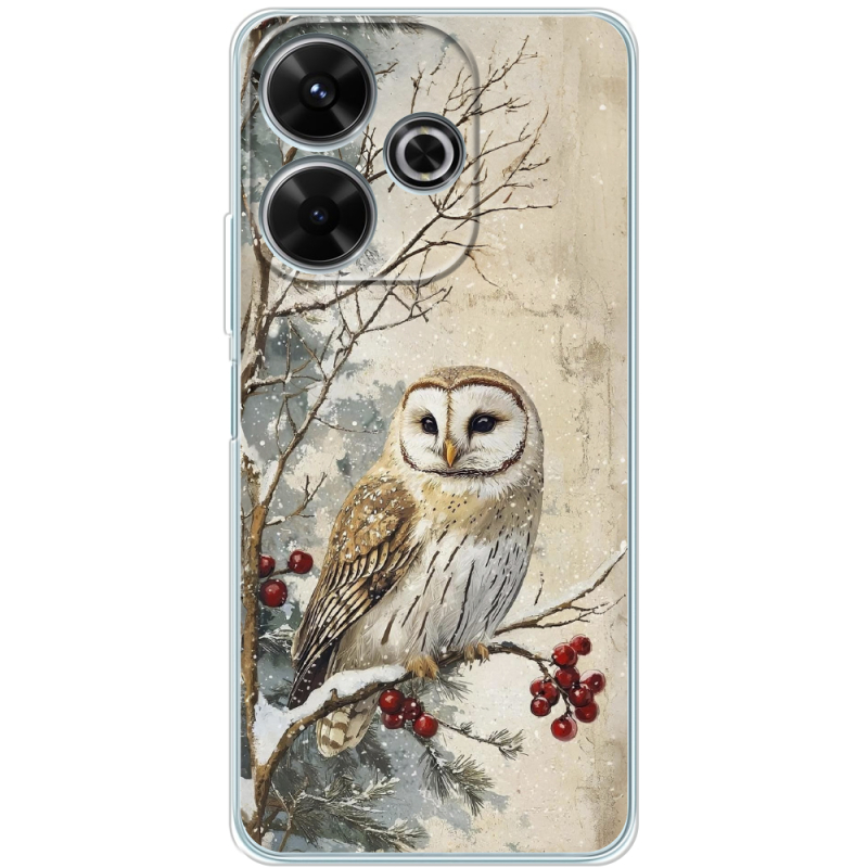 Чехол BoxFace Xiaomi Redmi 13 Christmas Owl