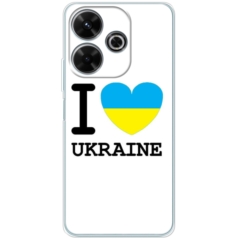 Чехол BoxFace Xiaomi Redmi 13 I love Ukraine