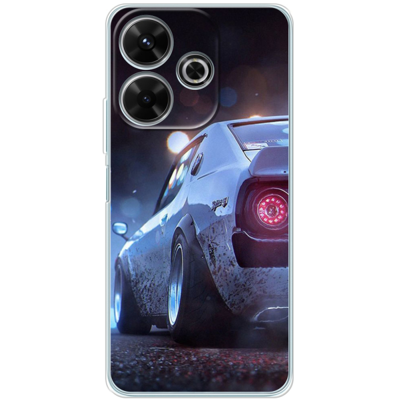 Чехол BoxFace Xiaomi Redmi 13 Silver Car