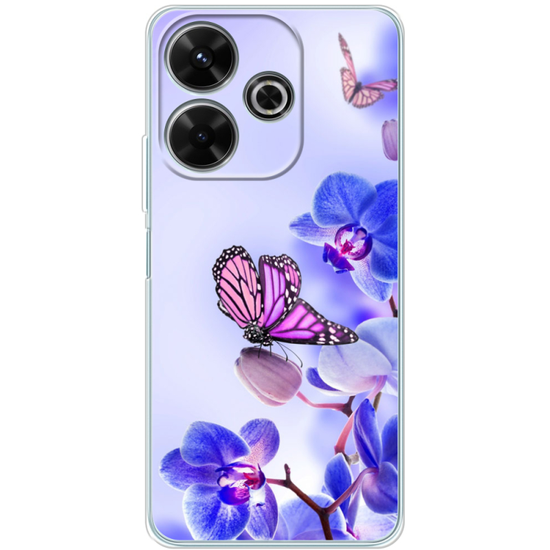 Чехол BoxFace Xiaomi Redmi 13 Orchids and Butterflies