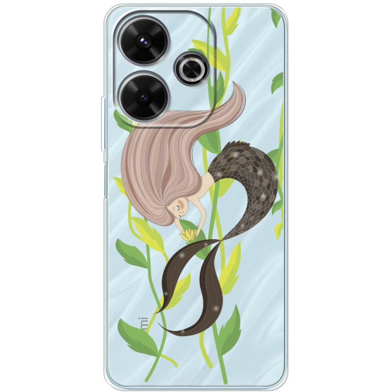 Прозрачный чехол BoxFace Xiaomi Redmi 13 Cute Mermaid