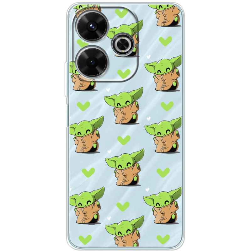 Прозрачный чехол BoxFace Xiaomi Redmi 13 Pattern Baby Yoda