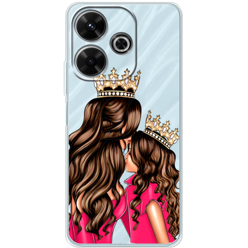 Прозрачный чехол BoxFace Xiaomi Redmi 13 Queen and Princess