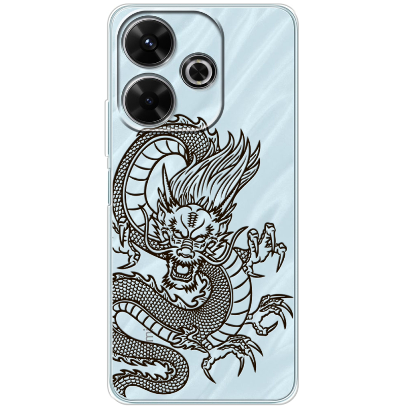 Прозрачный чехол BoxFace Xiaomi Redmi 13 Chinese Dragon