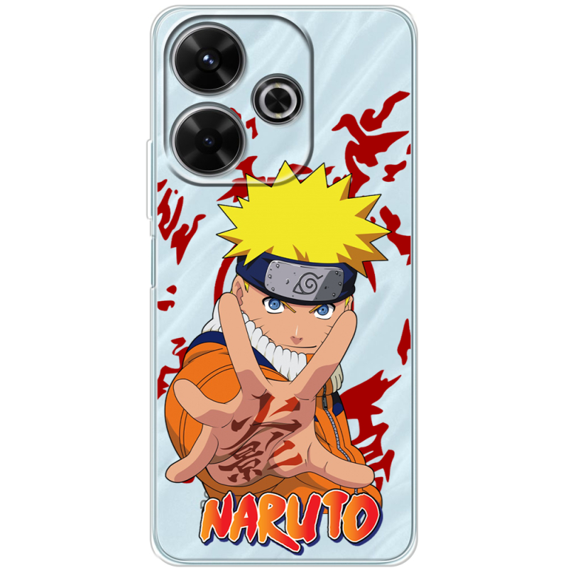 Прозрачный чехол BoxFace Xiaomi Redmi 13 Naruto