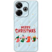 Прозрачный чехол BoxFace Xiaomi Redmi 13 Merry Christmas