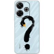 Прозрачный чехол BoxFace Xiaomi Redmi 13 Swan question
