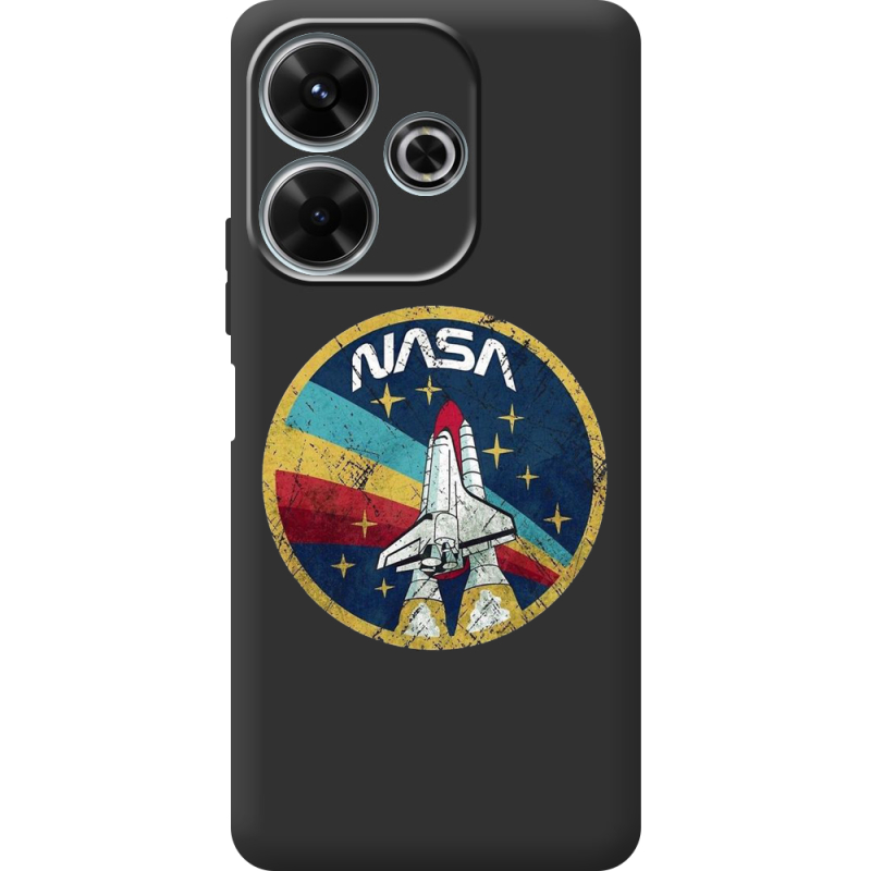 Черный чехол BoxFace Xiaomi Redmi 13 NASA