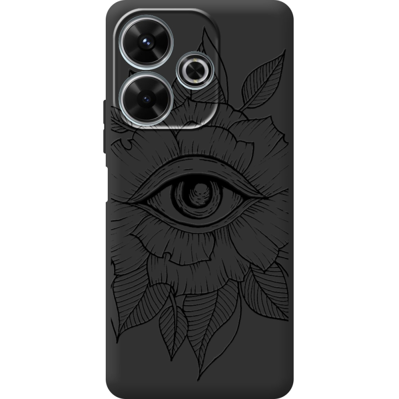 Черный чехол BoxFace Xiaomi Redmi 13 Eye