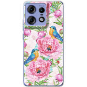 Чехол BoxFace Motorola Edge 50 Pro Birds and Flowers
