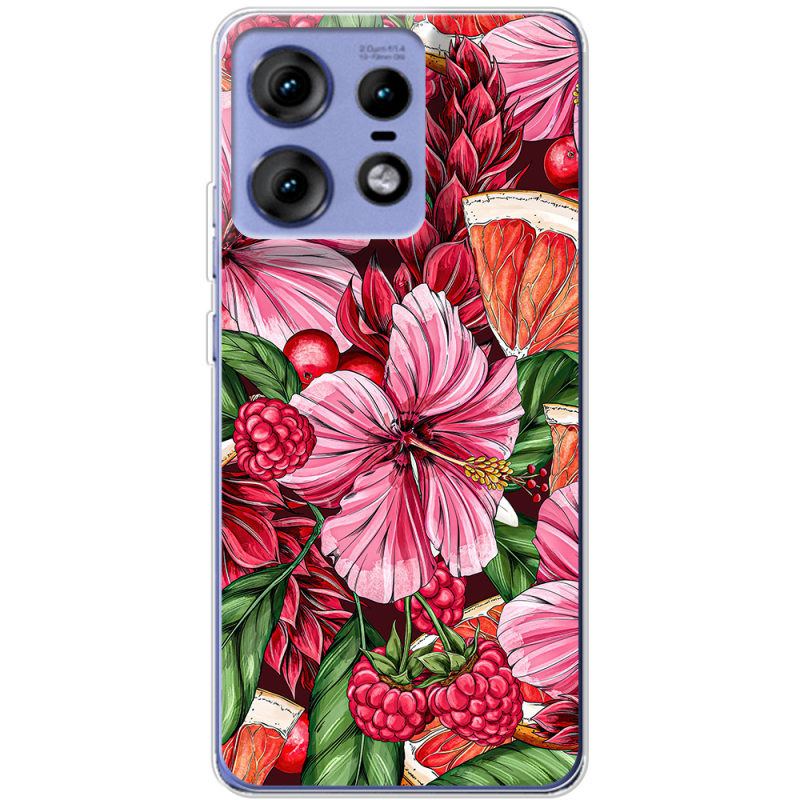 Чехол BoxFace Motorola Edge 50 Pro Tropical Flowers