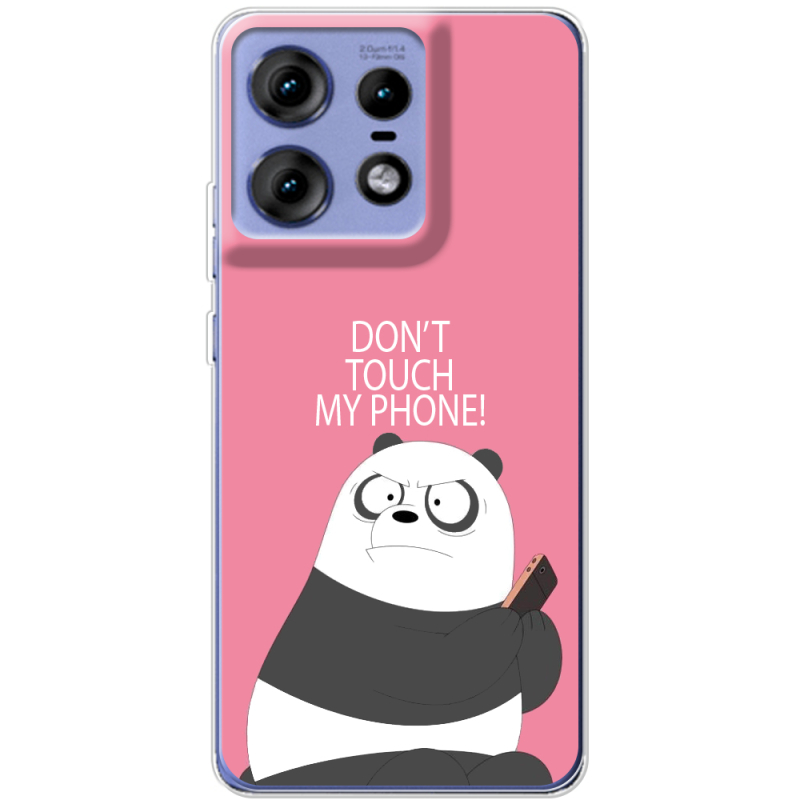 Чехол BoxFace Motorola Edge 50 Pro Dont Touch My Phone Panda