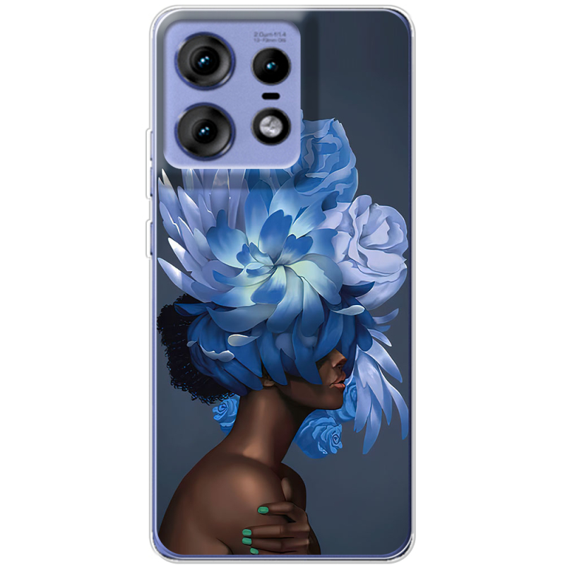 Чехол BoxFace Motorola Edge 50 Pro Exquisite Blue Flowers