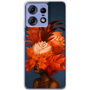 Чехол BoxFace Motorola Edge 50 Pro Exquisite Orange Flowers