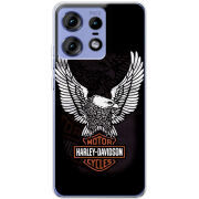 Чехол BoxFace Motorola Edge 50 Pro Harley Davidson and eagle