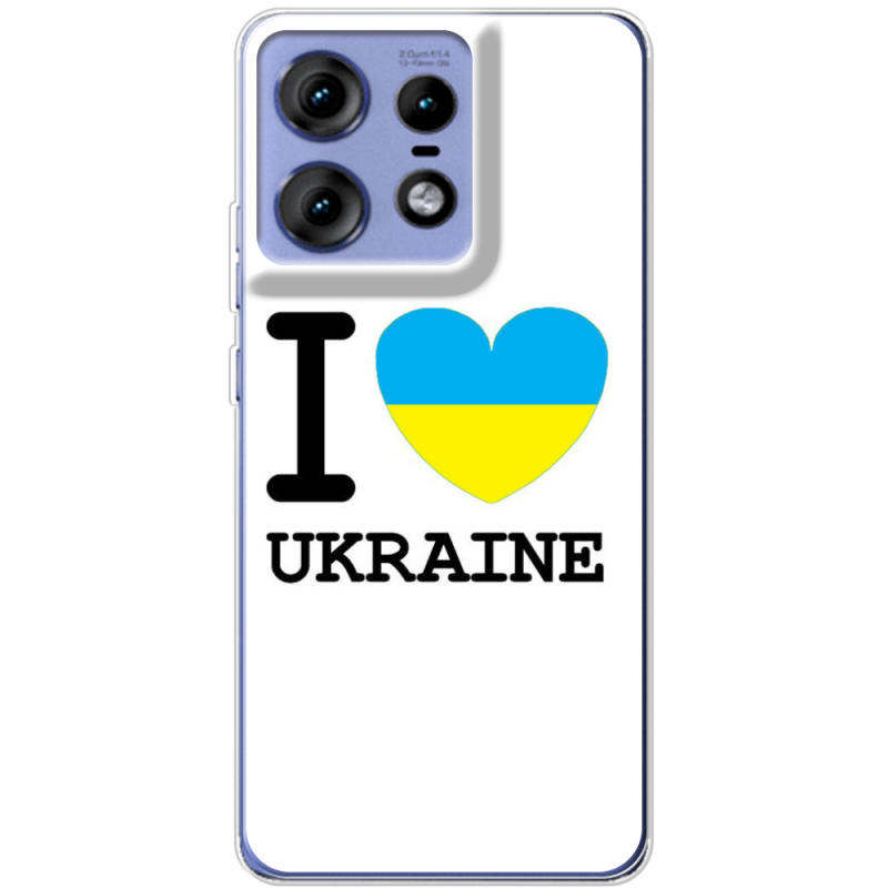 Чехол BoxFace Motorola Edge 50 Pro I love Ukraine