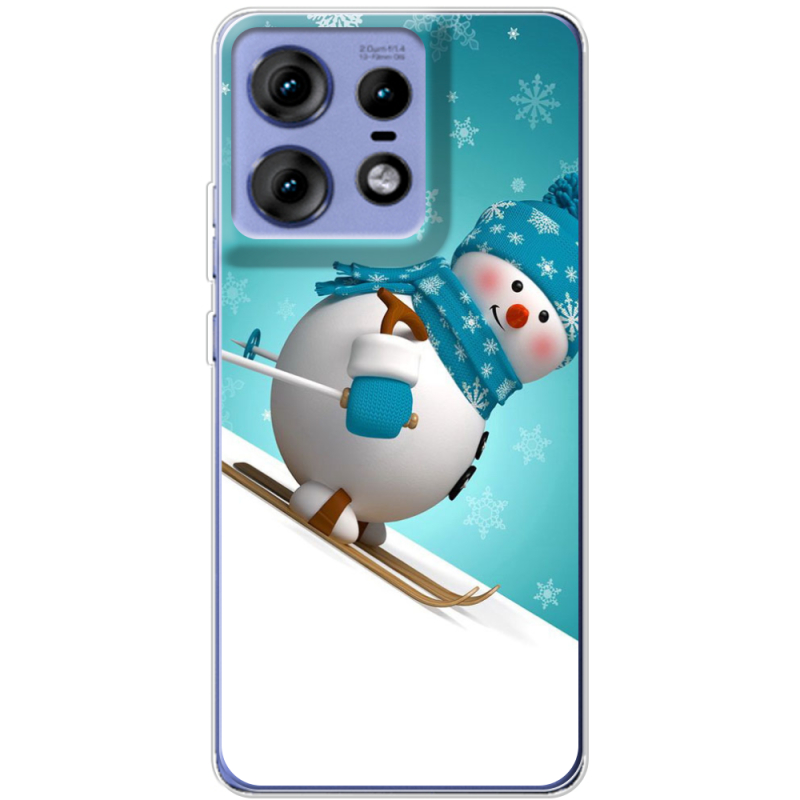 Чехол BoxFace Motorola Edge 50 Pro Skier Snowman