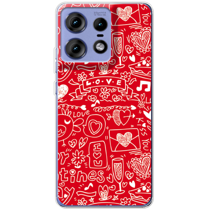 Чехол BoxFace Motorola Edge 50 Pro Happy Valentines