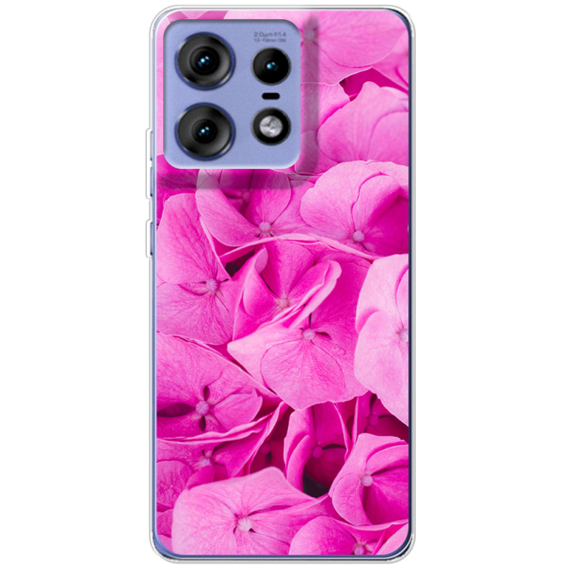 Чехол BoxFace Motorola Edge 50 Pro Pink Flowers