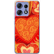 Чехол BoxFace Motorola Edge 50 Pro Warm Hearts