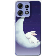 Чехол BoxFace Motorola Edge 50 Pro Moon Bunny