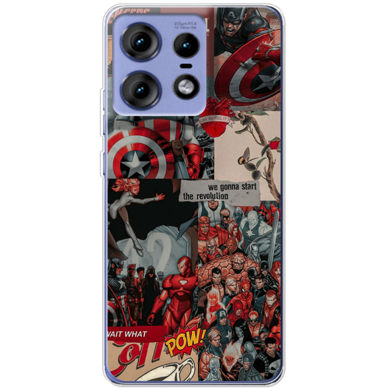 Чехол BoxFace Motorola Edge 50 Pro Marvel Avengers