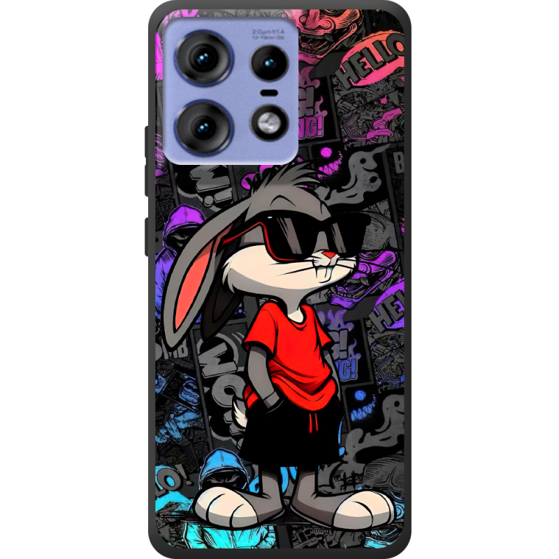 Черный чехол BoxFace Motorola Edge 50 Pro Малий вухань