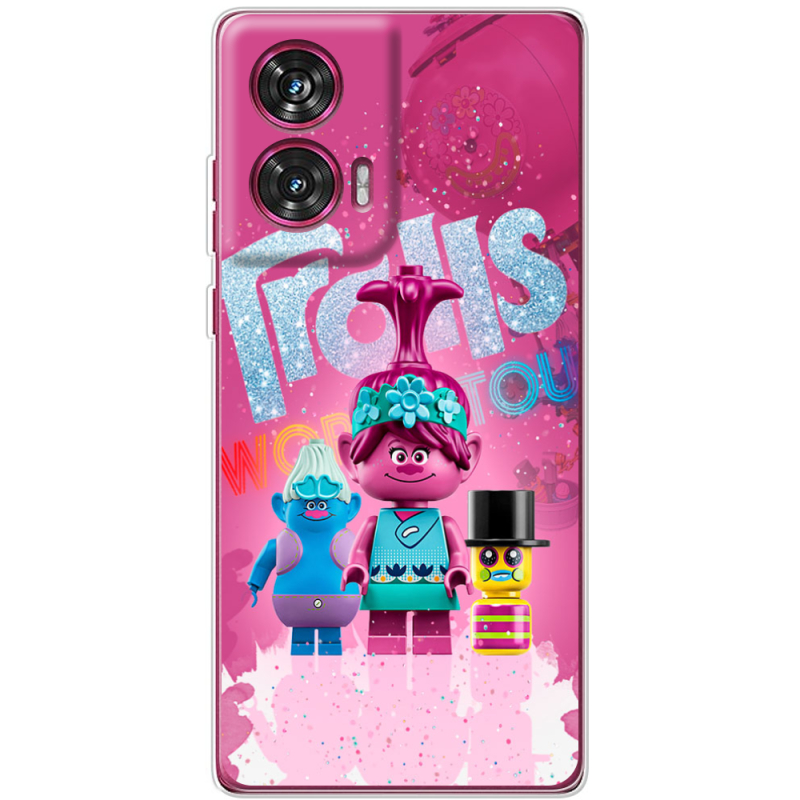 Чехол BoxFace Motorola Edge 50 Fusion Lego Trolls