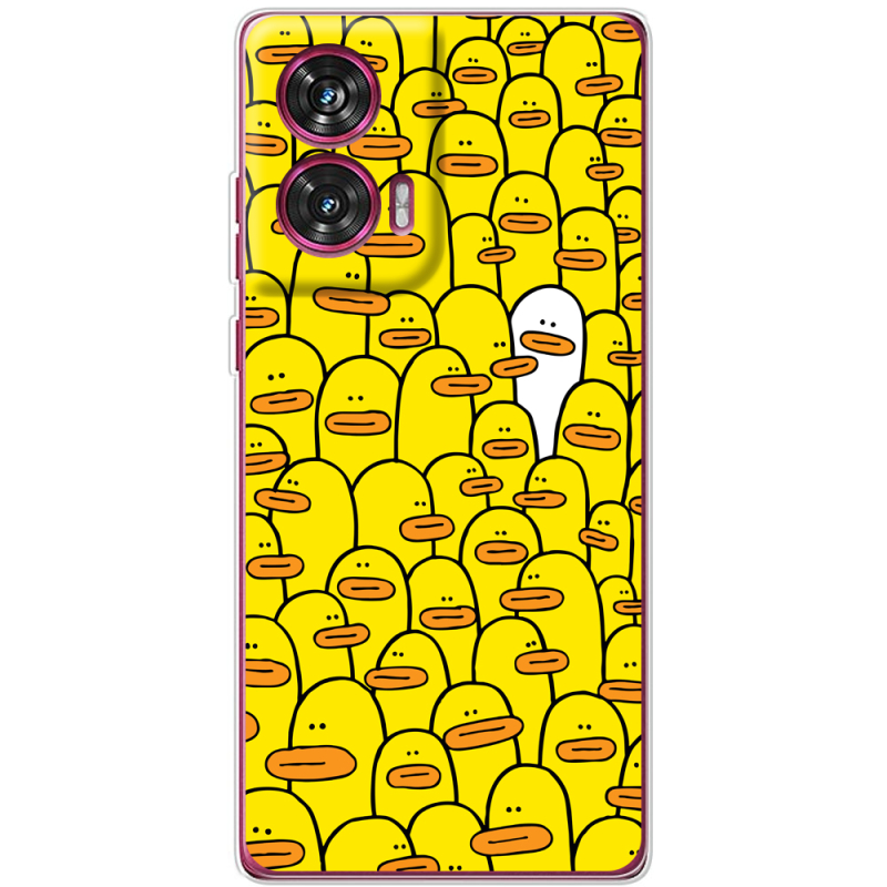 Чехол BoxFace Motorola Edge 50 Fusion Yellow Ducklings