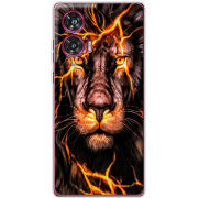 Чехол BoxFace Motorola Edge 50 Fusion Fire Lion