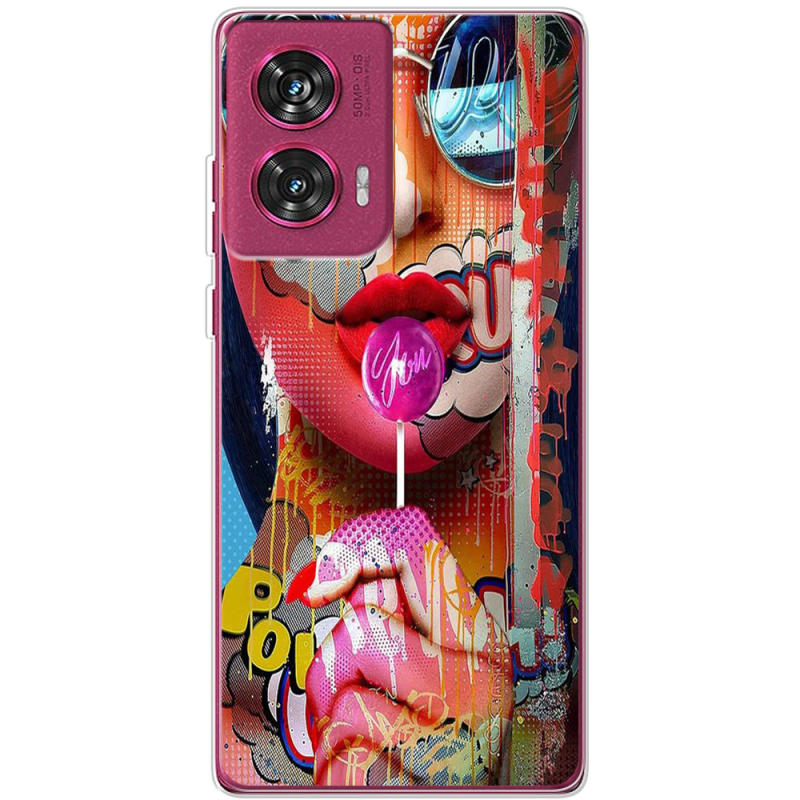 Чехол BoxFace Motorola Edge 50 Fusion Colorful Girl