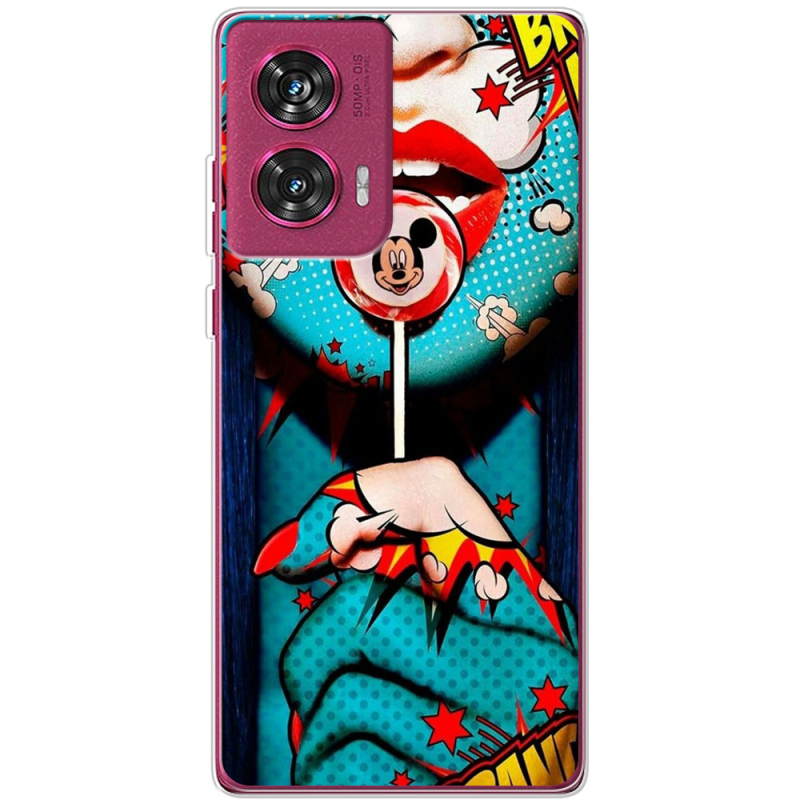 Чехол BoxFace Motorola Edge 50 Fusion Girl Pop Art