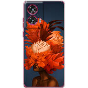 Чехол BoxFace Motorola Edge 50 Fusion Exquisite Orange Flowers