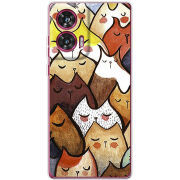 Чехол BoxFace Motorola Edge 50 Fusion Sleepy Cats