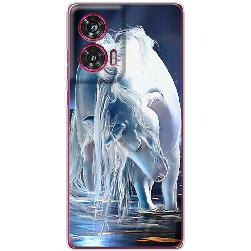 Чехол BoxFace Motorola Edge 50 Fusion White Horse